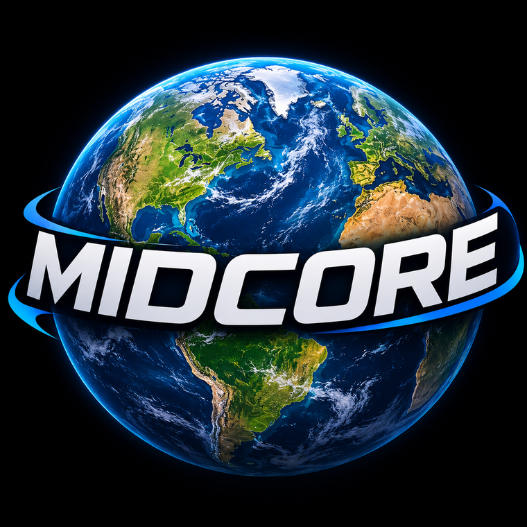 MIDCORE — globe logo